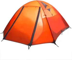 Camping Tent 3 Seasons Winter Tent 4 Person Double Layer Camping Tent Waterproof Backpacking Tent for Camping Hiking Traveling Climbing Triangle Canvas Teepee Little Surprise, 130x240cm, Blue