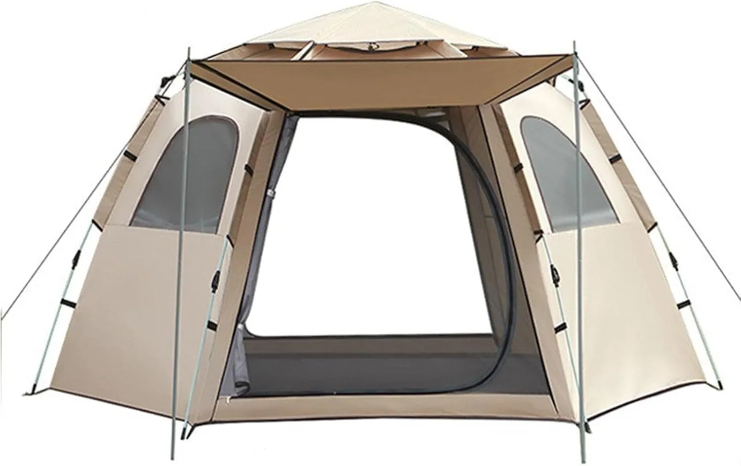 Camping Tent 3/4Person Weatherproof Tents, Dome Tent for Camping and Hiking, Double Layer Waterproof Tent, includes Rainfly