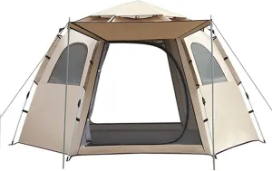 Camping Tent 3/4Person Weatherproof Tents, Dome Tent for Camping and Hiking, Double Layer Waterproof Tent, includes Rainfly