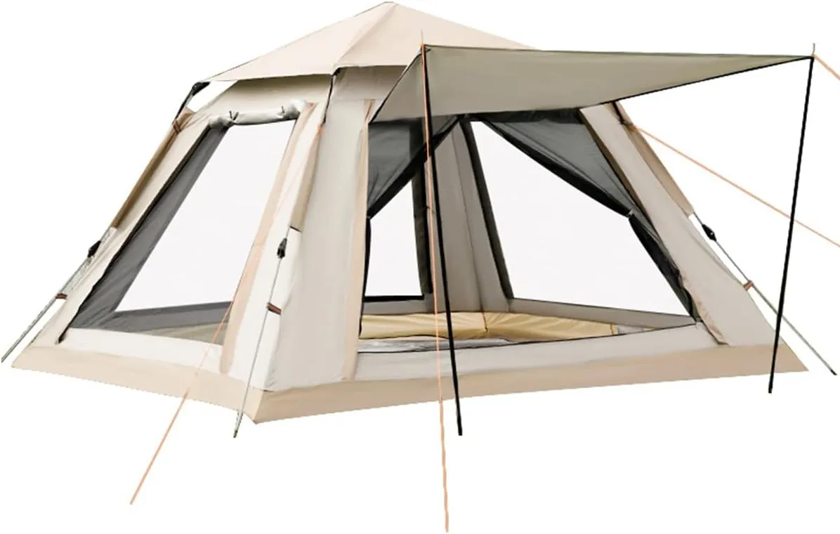 Camping Tent 4 Person, 4-Person Dome Tent, Tents for Camping Instant Automatic pop up Tent for, Backpacking, Hiking Camping Outdoor Essentials