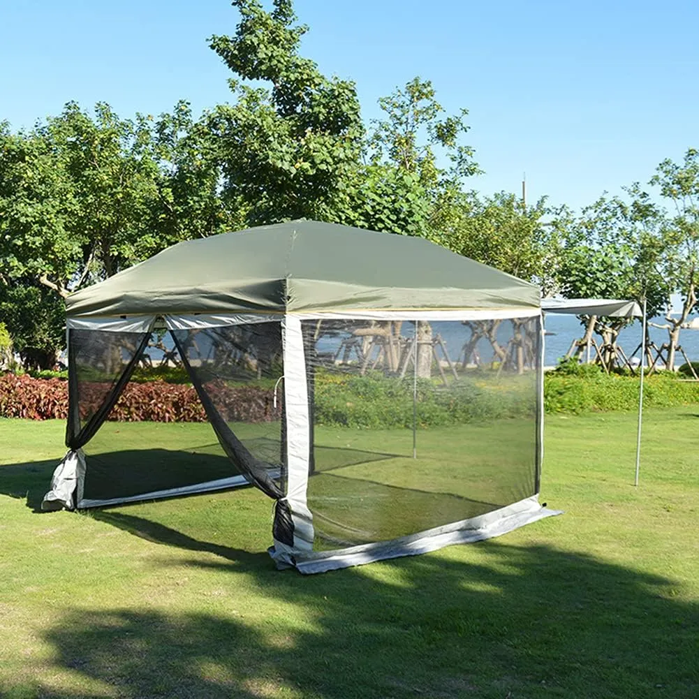 Camping Tent 8-10 Persons Lightweight Family Camping Tent Uv Resistant Outdoor Folding Tent, Easy to Install, Khaki