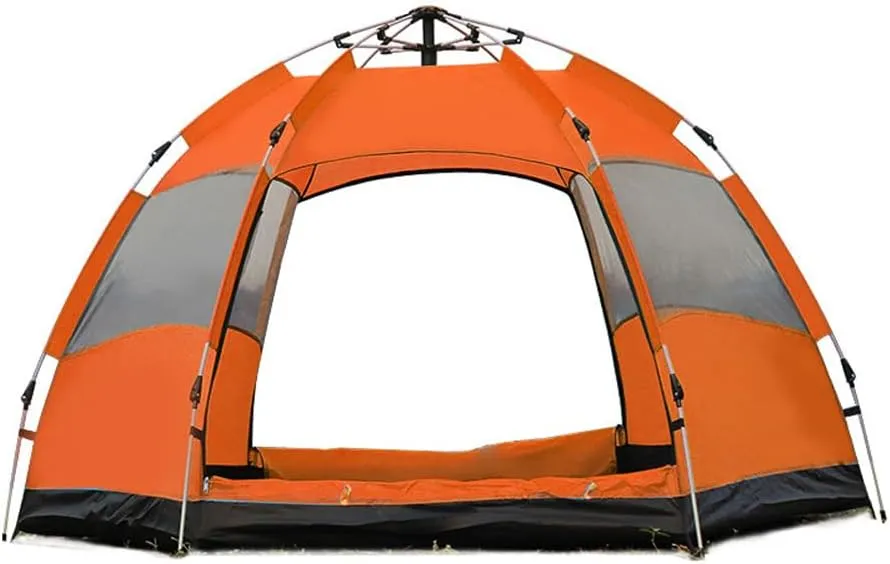 Camping Tent Automatic Double-Layer Quick-Open Tent Breathable and Rainproof for Outdoor Camping Hiking Backpacking Beach