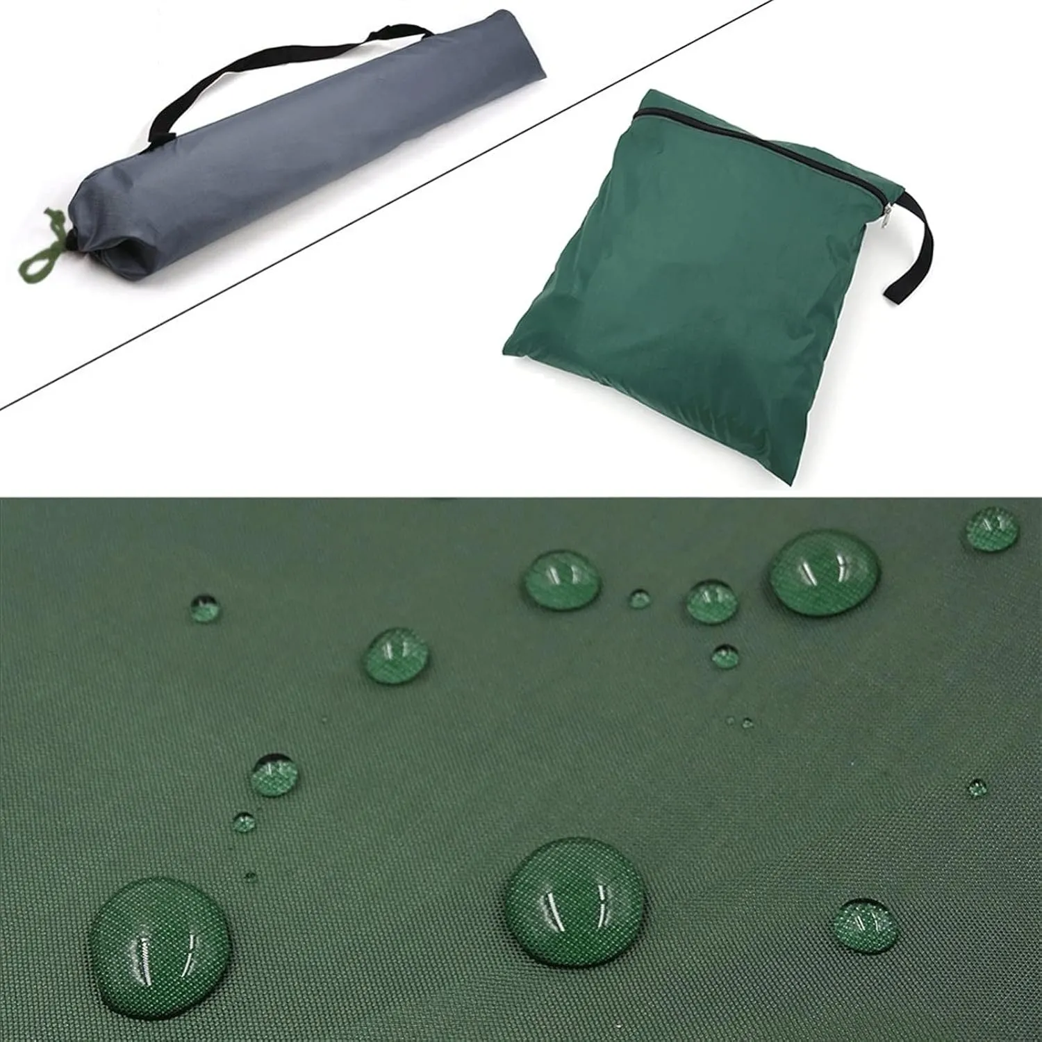 Camping Tent Awning Waterproof Tarp Tent Outdoor Camping Sun Shelter Canopy Sunshade Sun Shade Beach Garden Picnic Tourist Tarp (Color : Green, Size :