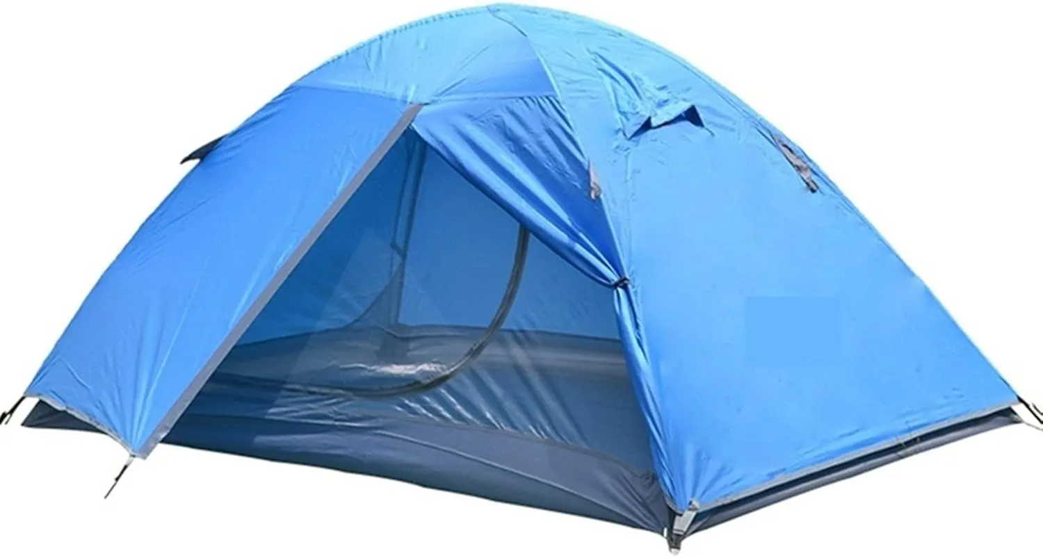 Camping Tent Backpacking Tent Double Layer Camping Tents Waterproof Breathable Lightweight Portable Travel Tent