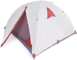 Camping Tent Backpacking Tent Outdoor Camping Season Winter Skirt Tent Double Layer Waterproof Hiking Survival (Color : Grey 3 Season 2P) (Grey 3 Seas