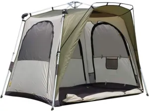 Camping Tent Outdoor Automatic Fishing Tent, Double-Layer Double-Layer Anti-Storm Rainy Night Fishing Equipment Outdoor Backpack Waterproof, 140cmx160cm Automatic Camping Tent Good Stuff