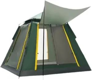 Camping Tent Tent Outdoor Camping Windproof Tent Camping Fully Automatic Double Layer Tent Outdoor Portable Awning Waterproof Tent