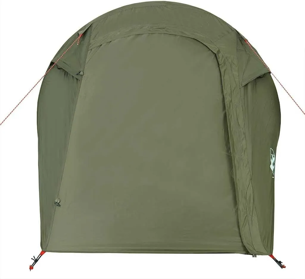 Camping Tent Tunnel 3-Person Olive Green Waterproof vidaXL vidaXL