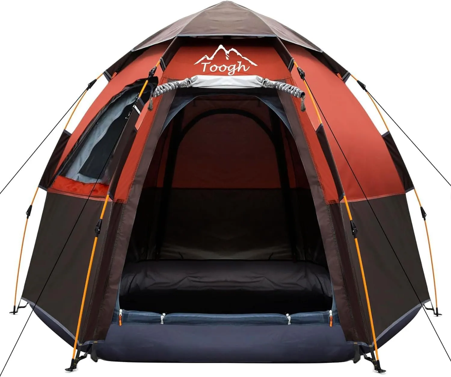 Camping Tent with Instant Setup, 2/3 Person Weatherproof Tent Easy Quick Set Up in 60 Seconds with Rainfly Backpack Tent for Family Camping & Hiking, Upgraded Ventilation,Center Height 66-inch