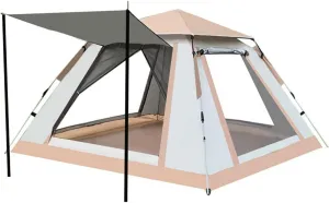 Camping Tents 5-8 Person Instant Tent Waterproof Double Layer[Quick Set up] Family Beach Dome Tent UV Protection Carry Bag