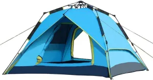 Camping Tents, Automatic Pop-up Camping Tent | Can Accommodate 3-4 People Dome Tent | Waterproof Windproof, Perfect Weatherproof.
