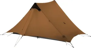 Camping Tents,2022 New 2 Person Ultralight Camping Tent 3 Season Professional 15d Rodless Tent (Color : Khaki 2P, Size : 4 Season)