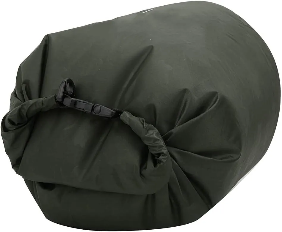Camping Waterproof Storage Bag, PVC Outdoor Foldable Barrel Dry Bag, Boat Fishing Backpack for Camping Hiking Beach Travel Fishing (20L)