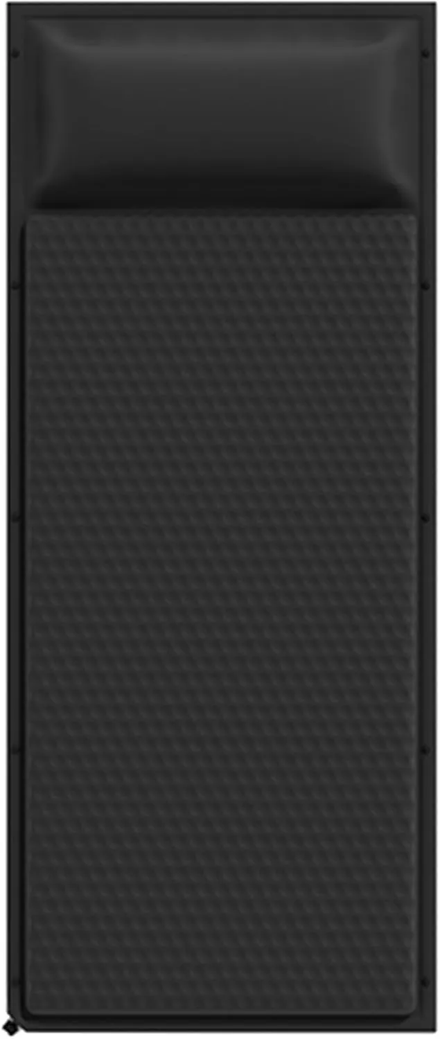 Car Air Mattress Foldable for Audi A4 B9 Allroad Wagon 2016-2024, Back Seat Camping Bed Breathable Airbed Auto-Inflation Without Air Pump SUV Portable Sleeping Pad,Black Single