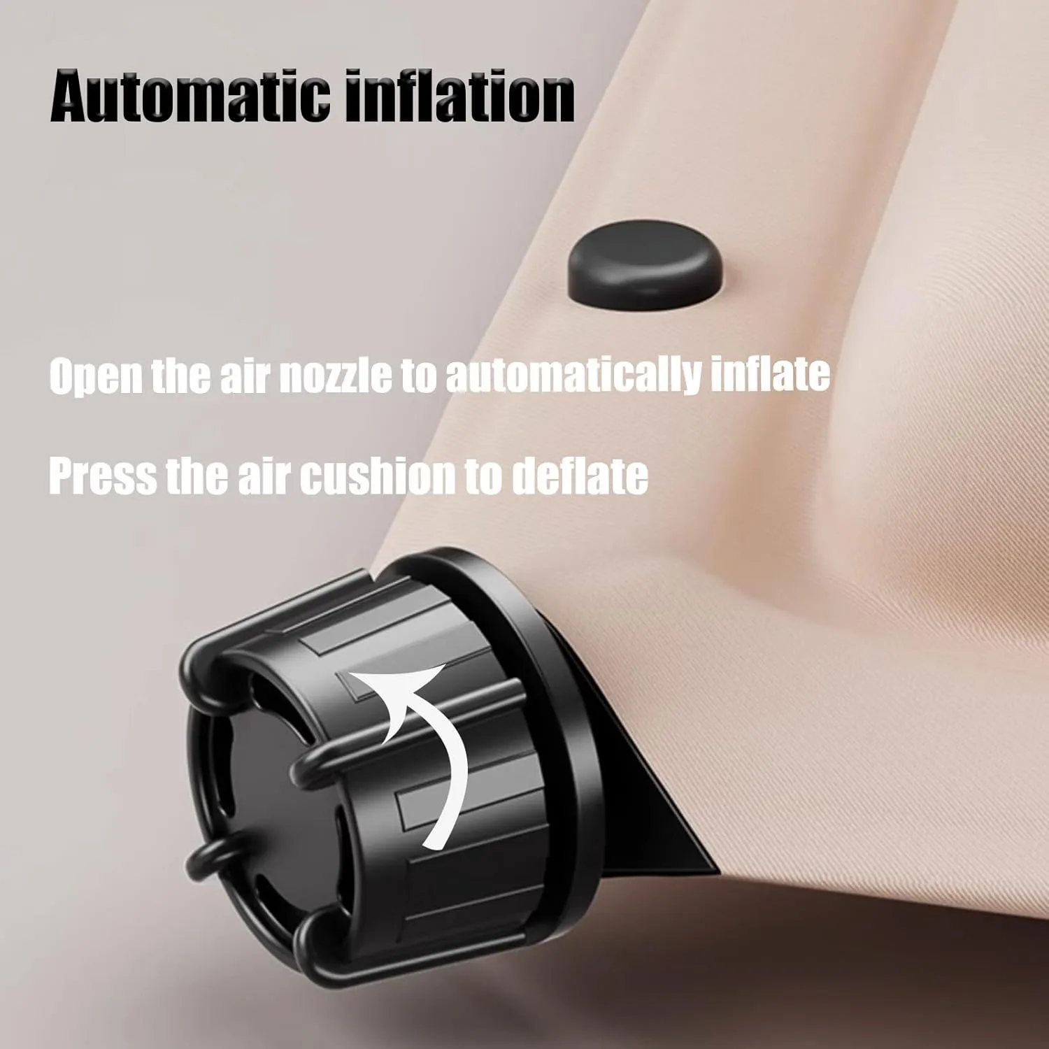 Car Air Mattress Foldable for Audi A4 B9 Allroad Wagon 2016-2024, Back Seat Camping Bed Breathable Airbed Auto-Inflation Without Air Pump SUV Portable Sleeping Pad,Black Single