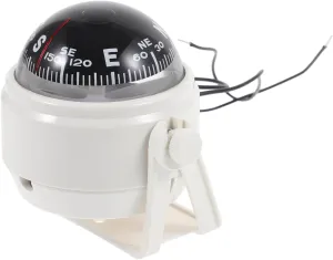 Car Compass Dashboard Portable Outdoor Compass Ball Stylish Automotive Compass for Car Easy Install and Marine Dash Mount