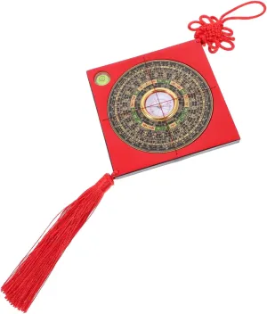 Chinese Traditional Compass Dowsing Rods Retro Design for Outdoor Exploration Camping and Divination