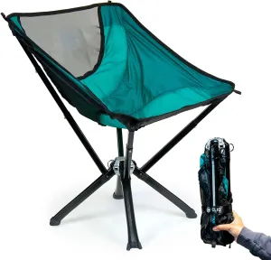 CLIQ Portable Chair - Lightweight Folding Chair for Camping - Supports 300 Lbs - Perfect for Outdoor Adventures