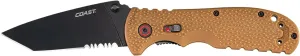 Coast RX357 1919 Reserve Limited Edition Folding Knife with MAX LOCK, 3.58” Blade Brown/Black