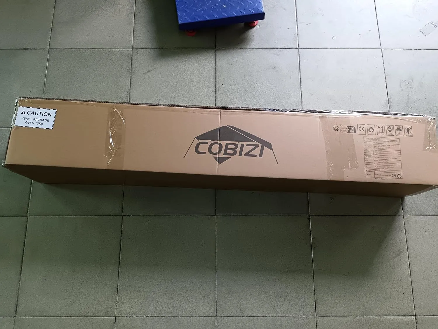 COBIZI 10x30 Canopy Tent, Heavy Duty Pop up Canopy with Sidewalls, Waterproof Easy Setup Canopy with Mosquito Netting, Outdoor Instant Screen Tents for Parties, Wedding with Roller Bag, Khaki