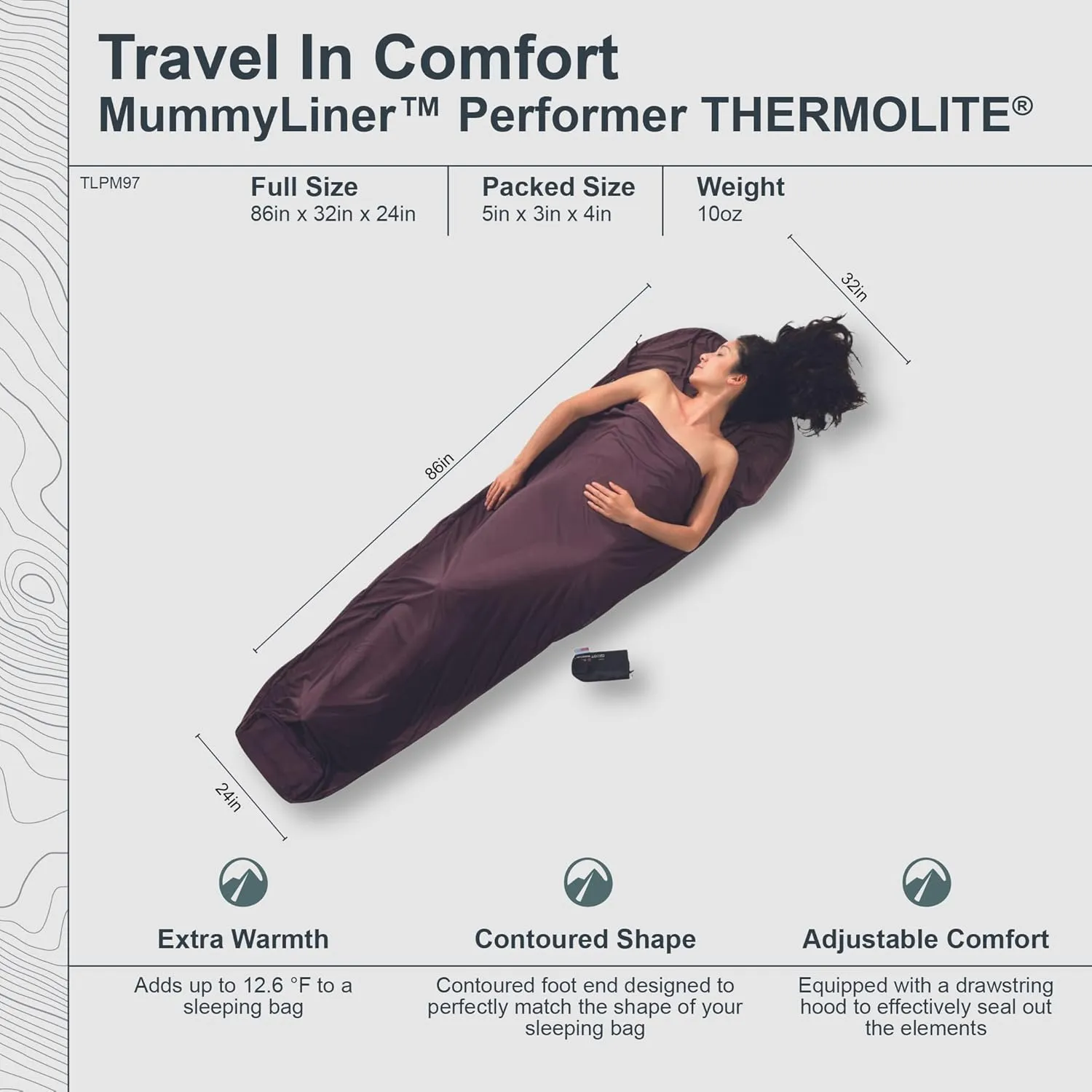 COCOON - Premium - MummyLiner - Performer Thermolite - Glow - Regular