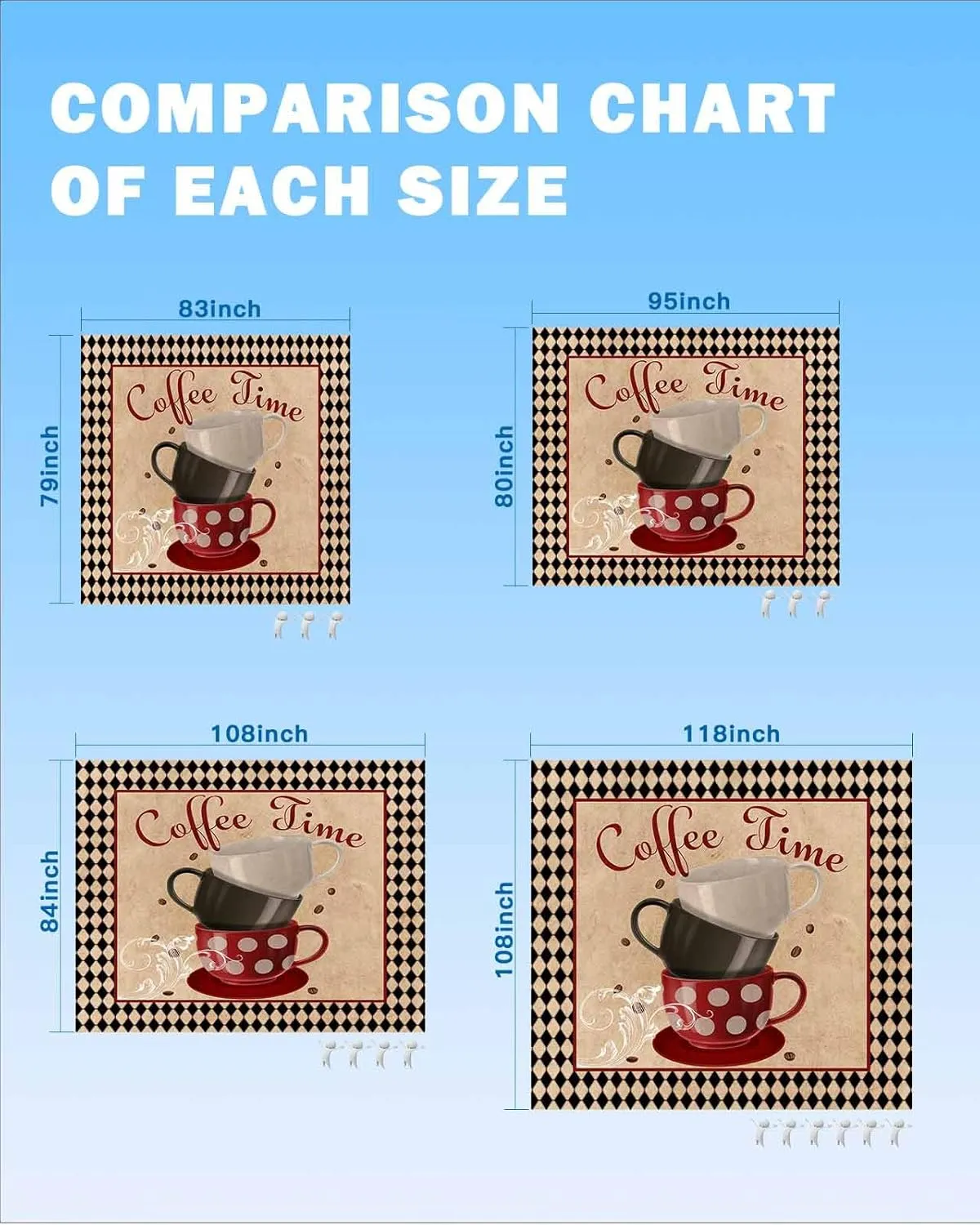 Coffee Theme Beach Blanket Large with Stakes Waterproof Sandproof,Foldable Beach Mat with Corner Pockets for Outdoor Travel Camping Hiking Picnic Essentials,Retro Plaid Coffee Cup Coffee Beans 95"x80"