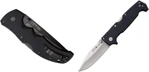COLD STEEL Recon 1 4" S35VN Razor-Sharp Blade 5.375" G-10 Handle Tactical Folding Knife w/Tri-Ad Lock, Ambidextrous Pocket/Belt Clip