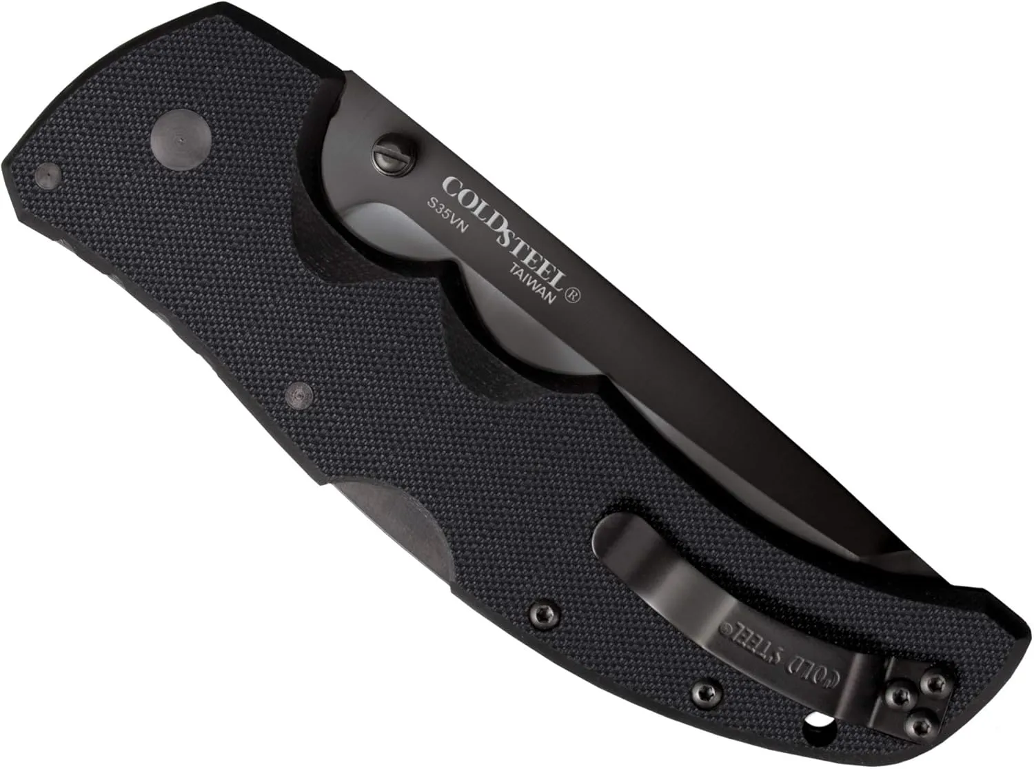 COLD STEEL Recon 1 4" S35VN Razor-Sharp Blade 5.375" G-10 Handle Tactical Folding Knife w/Tri-Ad Lock, Ambidextrous Pocket/Belt Clip