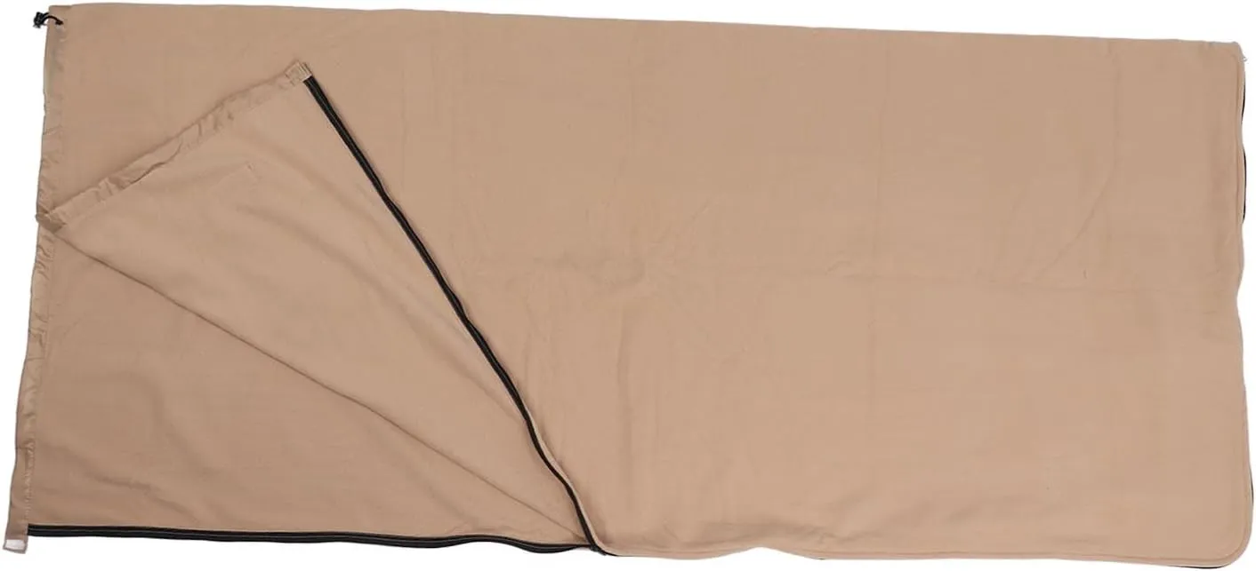 Comfortable Sleeping Bag Blanket, Ultra Thick Travel Blanket, Soft Outdoor Liner for Hiking, Camping, Backpacking, and Travel – Machine Washable and Lightweight