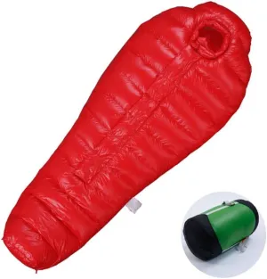 Comfy Sleeping Bag Mummy Sleeping Bag Camping Lightweight Warm Waterproof Portable Big and Tall Hiking Traveling Outdoor Activities Indoor & Outdoor Use