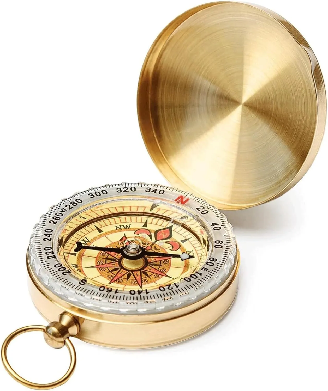 Compass Compass Camping Compass Metal Pocket Compass Compass for Hiking Outdoor Navigation Tool