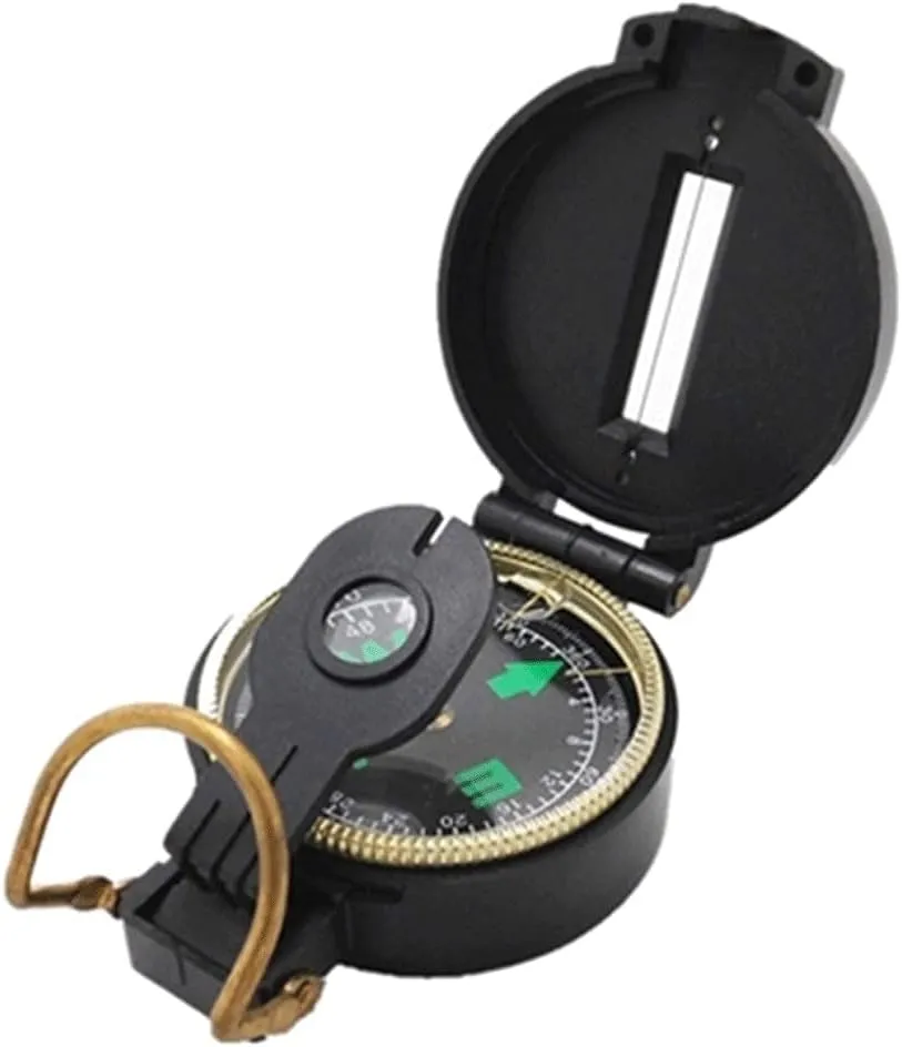 Compass Compass Hiking Survival 1PCs Portable Folding Lens Compass Military Multifunction Compass Boat Compass Dashboard Mount Outdoor Camping Tools