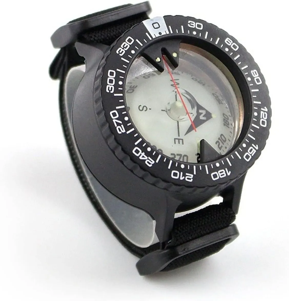 Compass Compass Hiking Survival Scuba Diving Compass/Diving Compass/Compass Marine Navigation/Blue Compass Glow(Black)