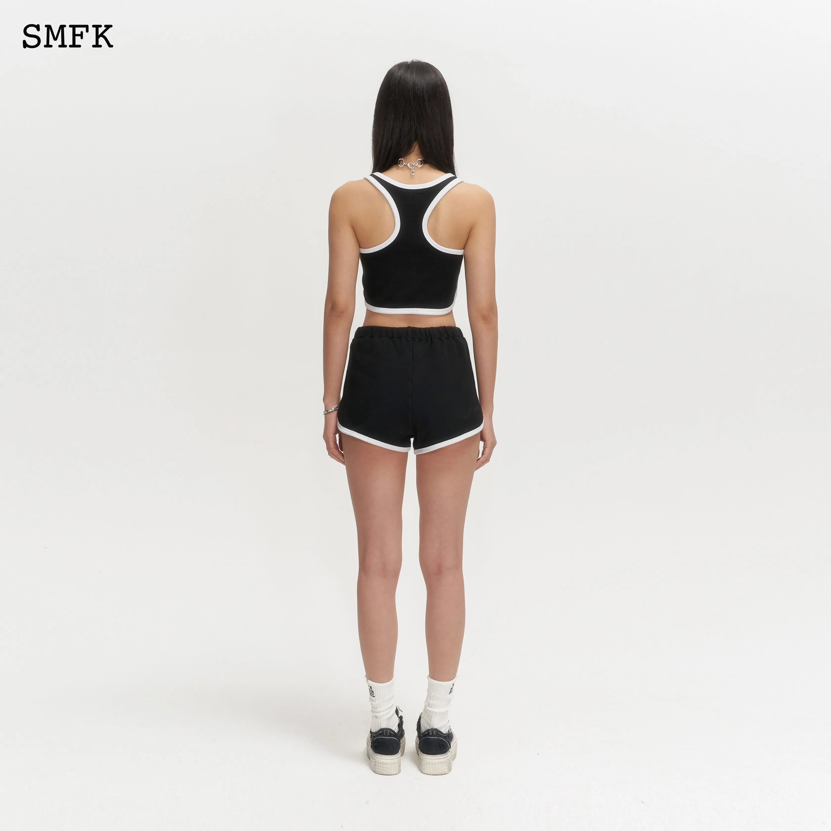 Compass Dark Night's Flower Black Jogging Set