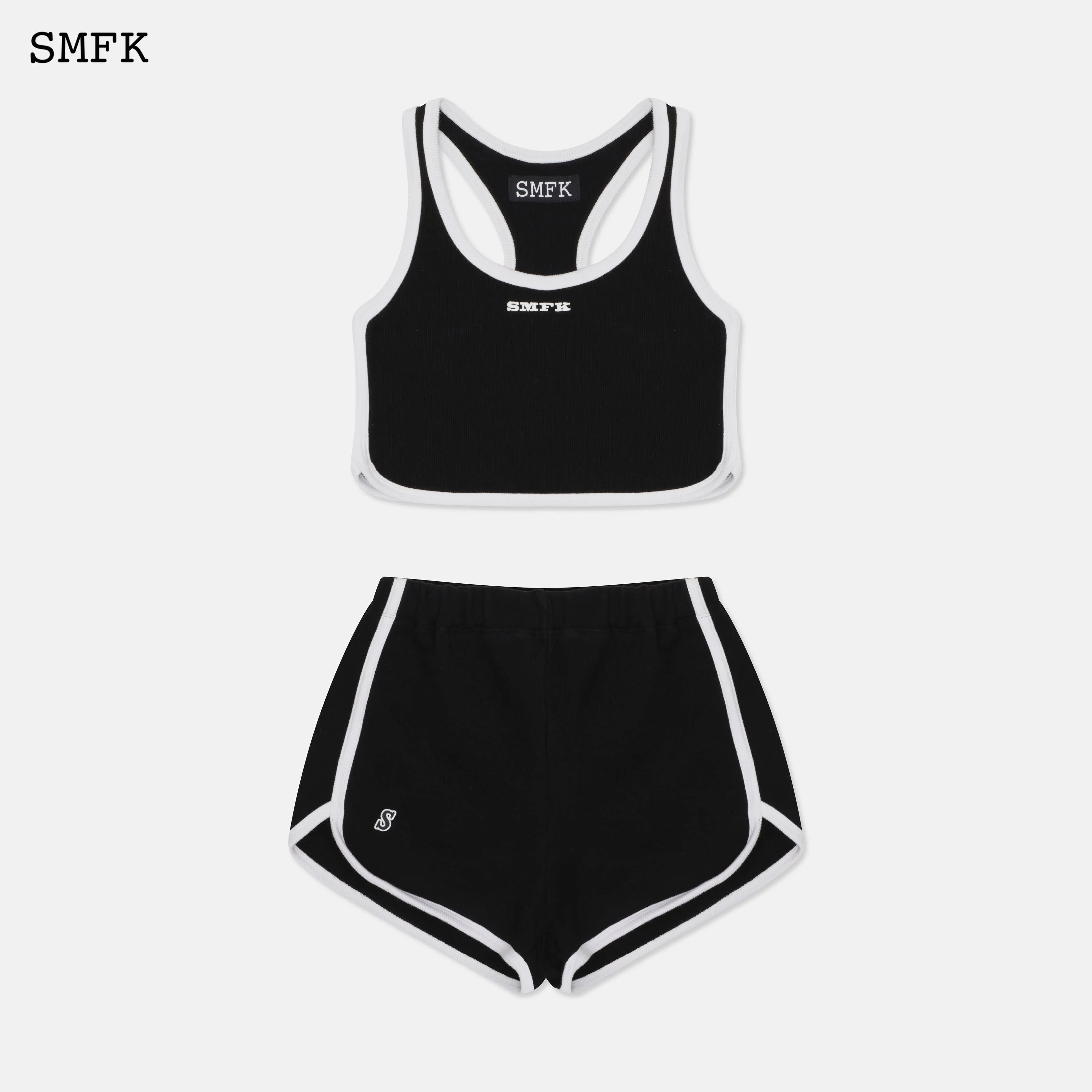 Compass Dark Night's Flower Black Jogging Set