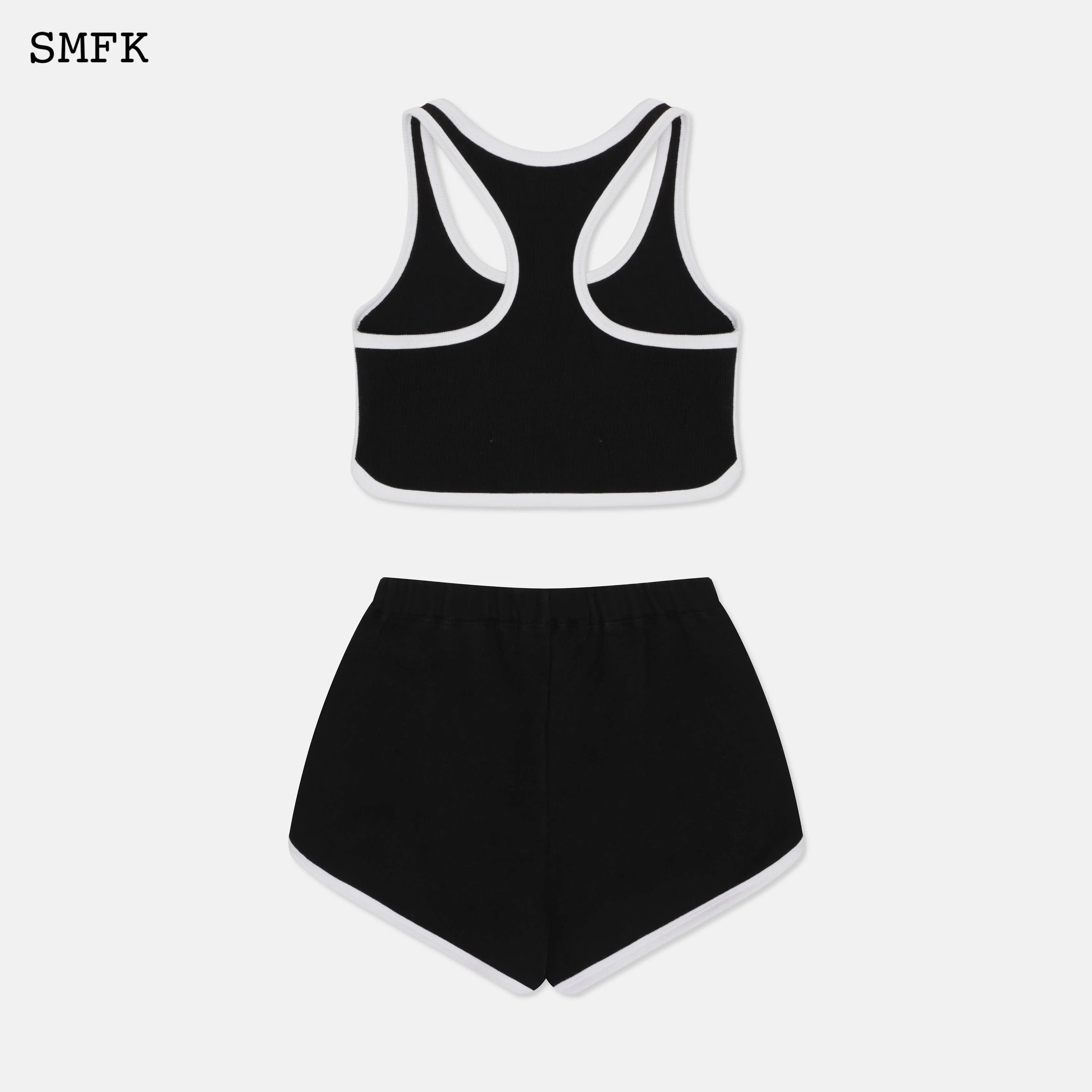 Compass Dark Night's Flower Black Jogging Set
