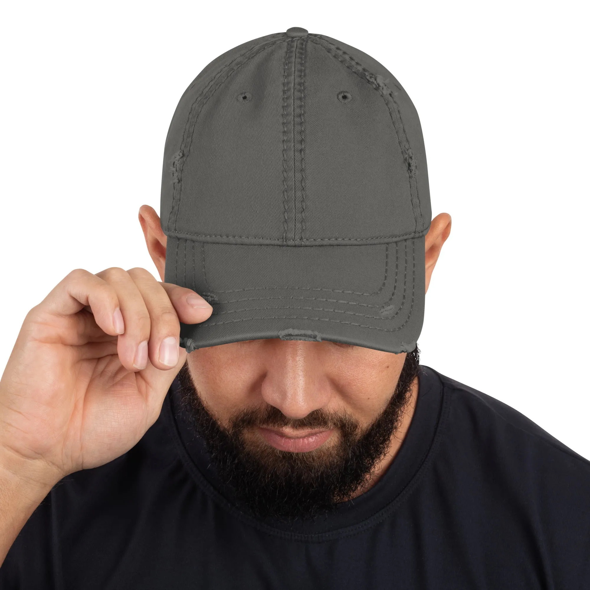 Compass Distressed Hat (Dark)