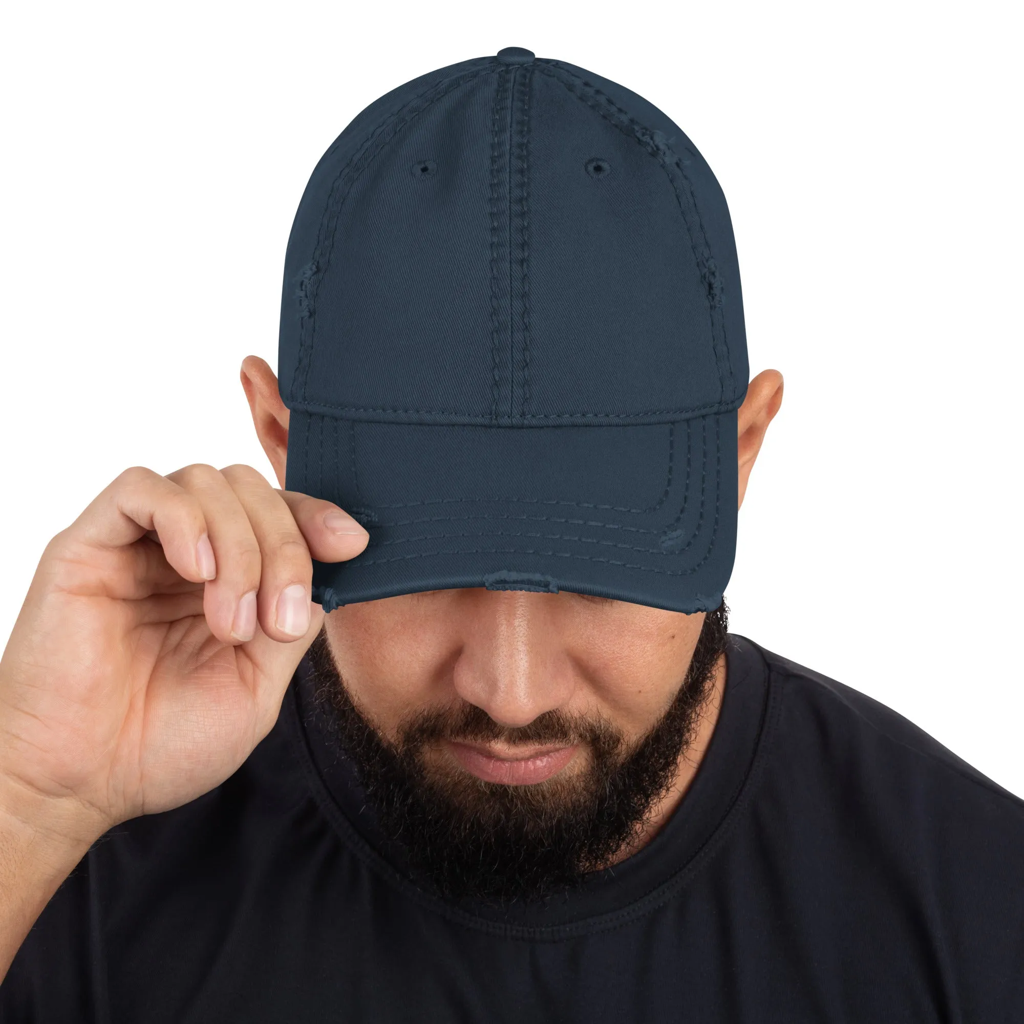 Compass Distressed Hat (Dark)