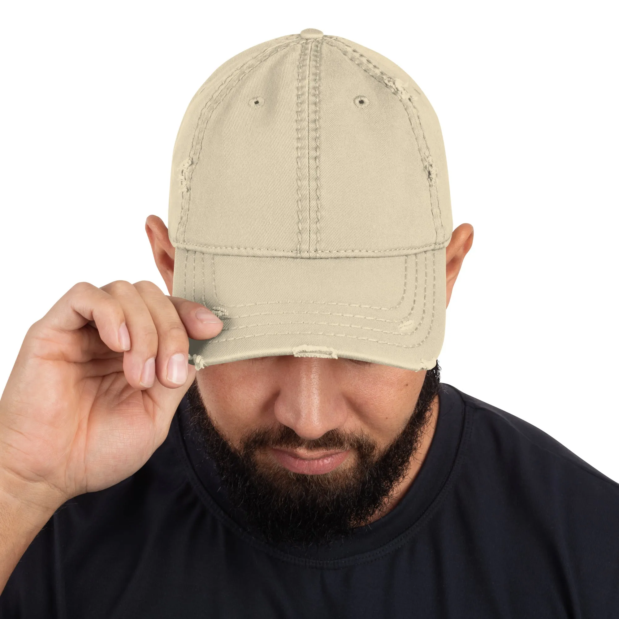 Compass Distressed Hat (Dark)