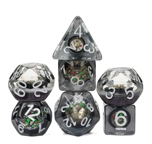 Compass - UDIXI Entombed Poly Dice set