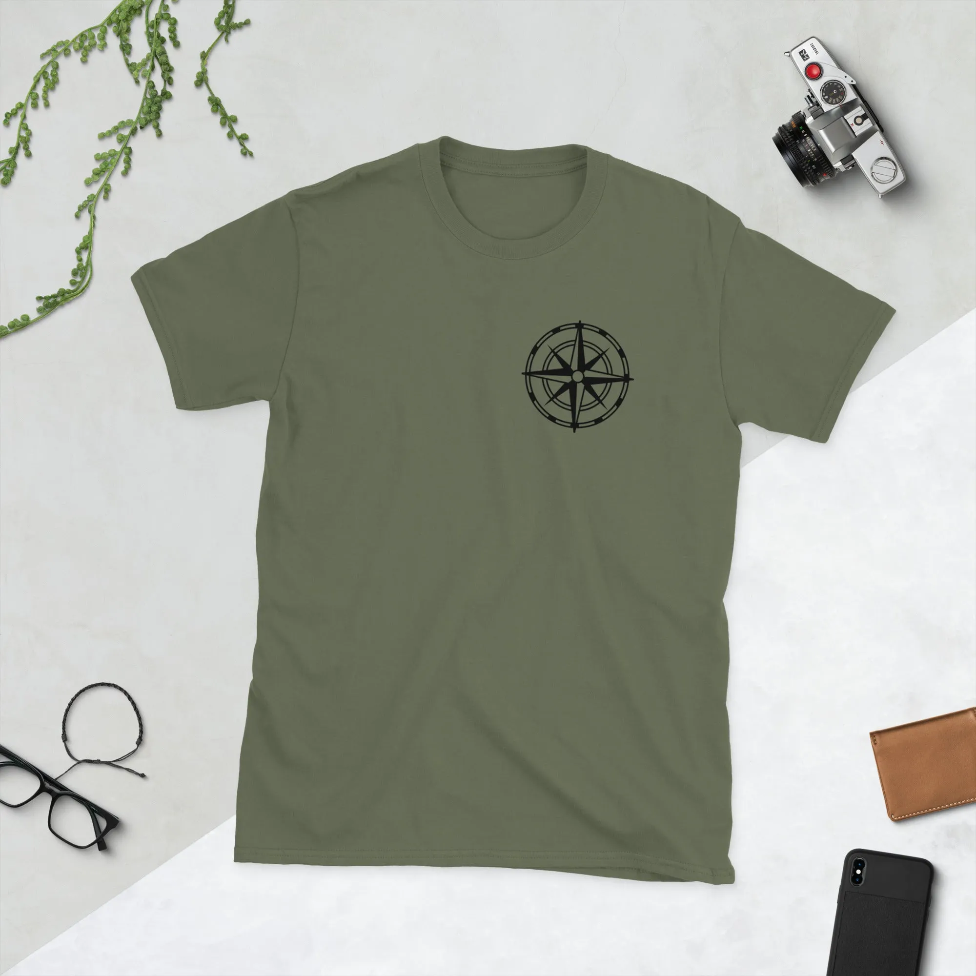 Compass Unisex T-Shirt (Dark) Alternate