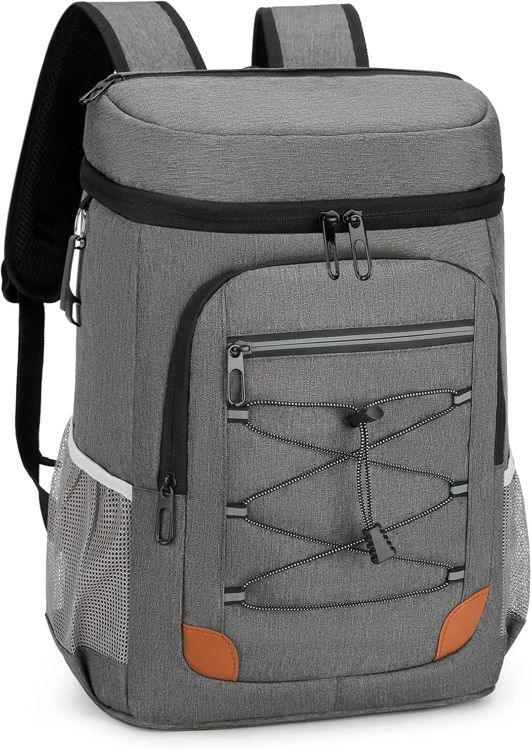 Cooler Backpack, 32 Cans Leakproof Insulated Backpack Cooler Large Capacity Cooler Bag Portable Lightweight Beach Travel Camping Lunch Backpack for Men and Women