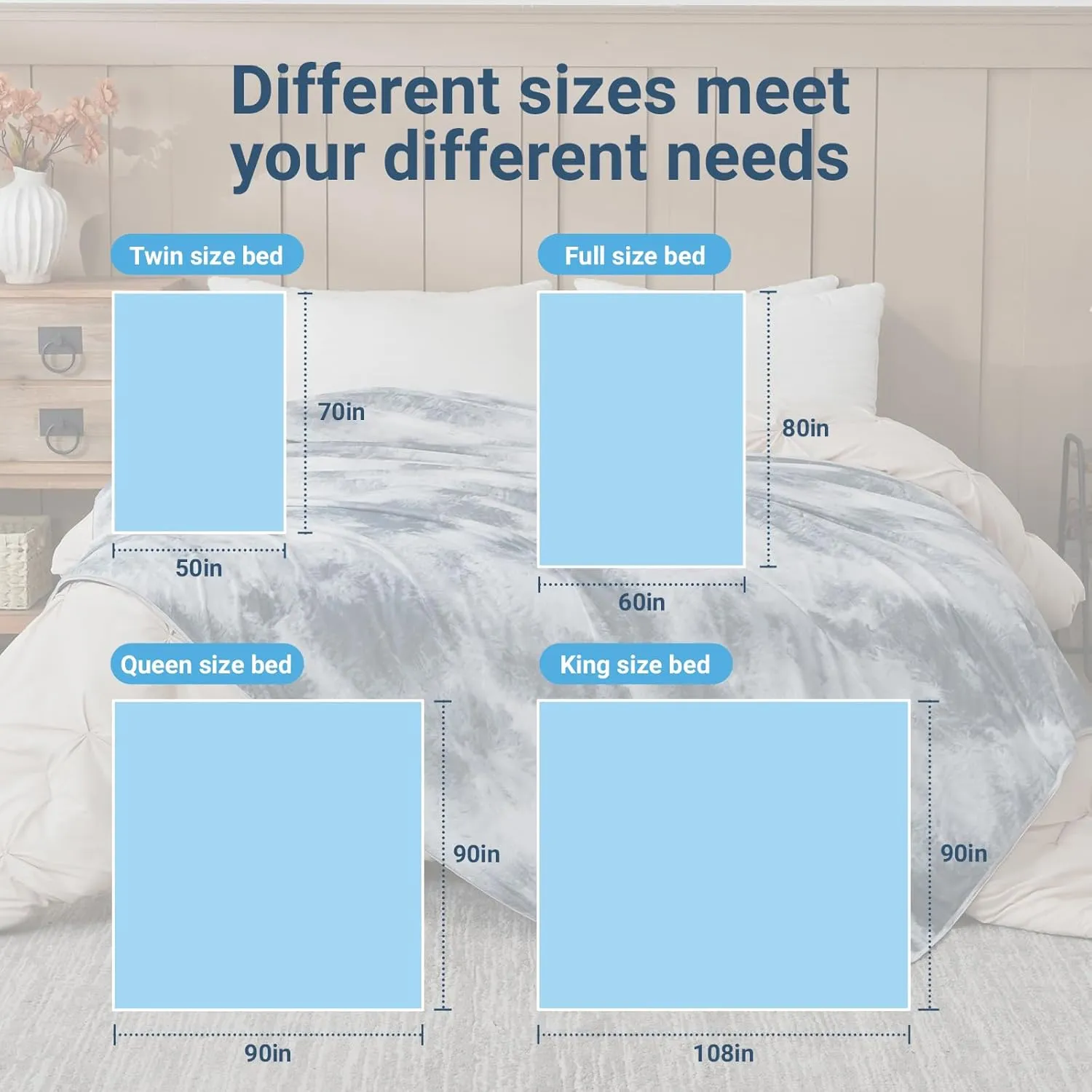 Cooling Blanket for Hot Sleepers Throw Size 50"x70", Summer Ice Cold Blanket Absorbs Heat to Keep Body Cool for Night Sweats, Lightweight Breathable Cold Blankets for Sleeping Bed & Sofa