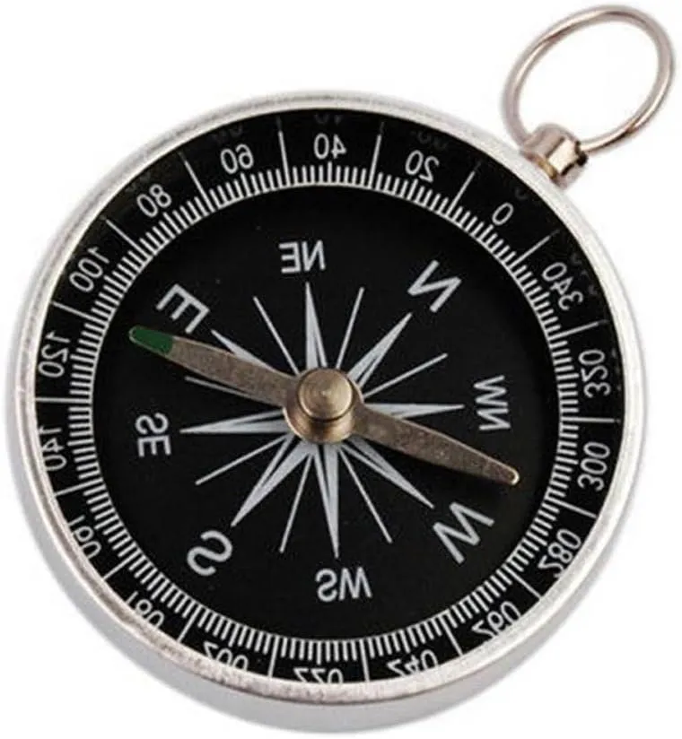 CSCDD Hiking Lightweight Aluminum Wild Survival Professional Compass Navigation Tool