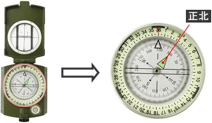 CSCDD Outdoor Multifunctional Compass Needle High Precision Professional Camping Noctilucent Needle