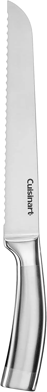 CUISINART Block Knife Set, 15pc Cutlery Knife Set with Steel Blades for Precise Cutting , Lightweight, Stainless Steel, Durable & Dishwasher Safe, C99SS-15P