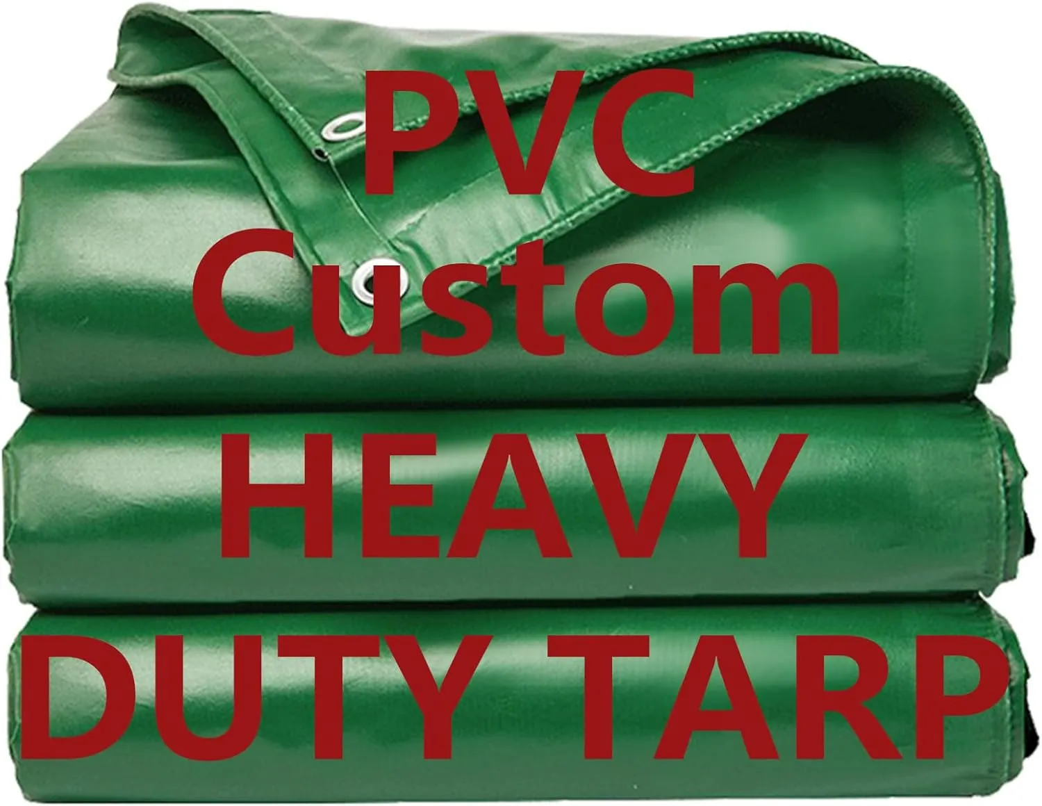 Custom Heavy Duty Waterproof Tarp, 14 Mil Thick PVC Coated Shade Camping Tarp Waterproof with Rustproof Grommets,Multipurpose Cover for Camping, Pool, Boat, Car, UV, Tear Resistant