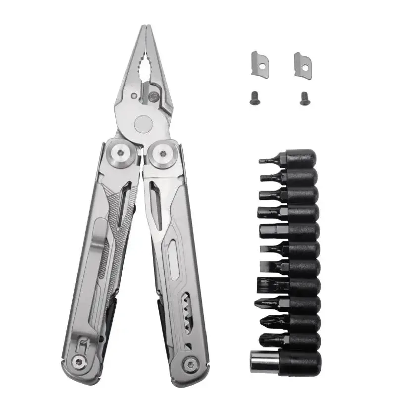 DAICAMPING DL1 Multi-Tool with Extra Cutter, Scissors, Saw, and Folding Knife for Camping and EDC