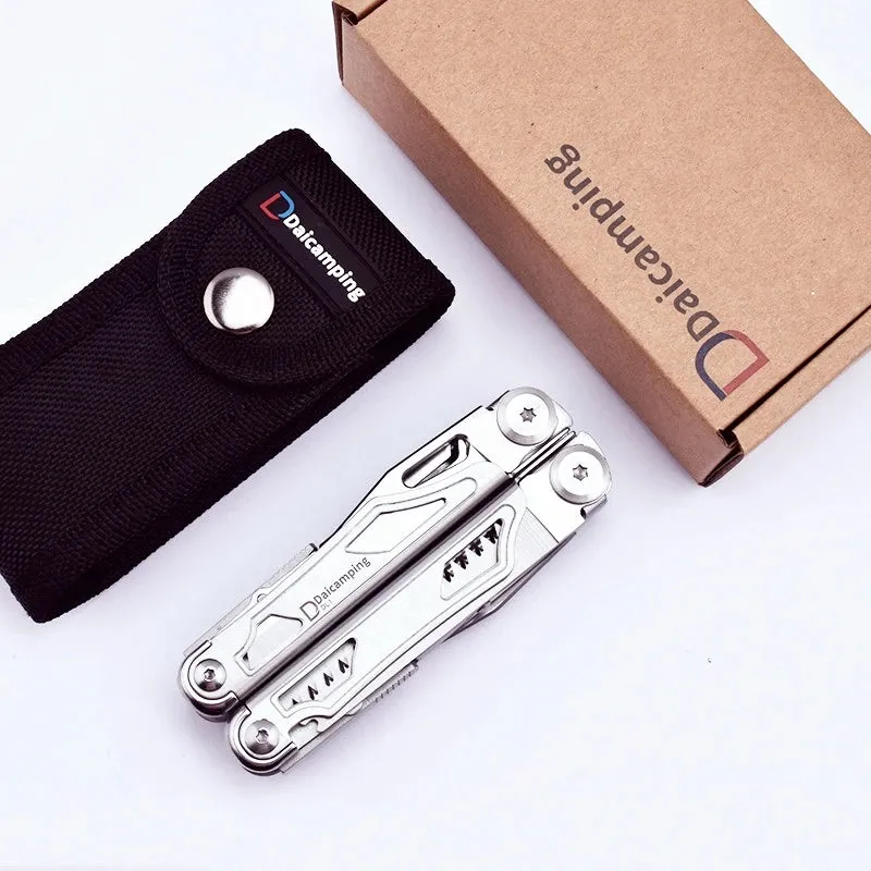 DAICAMPING DL1 Multi-Tool with Extra Cutter, Scissors, Saw, and Folding Knife for Camping and EDC
