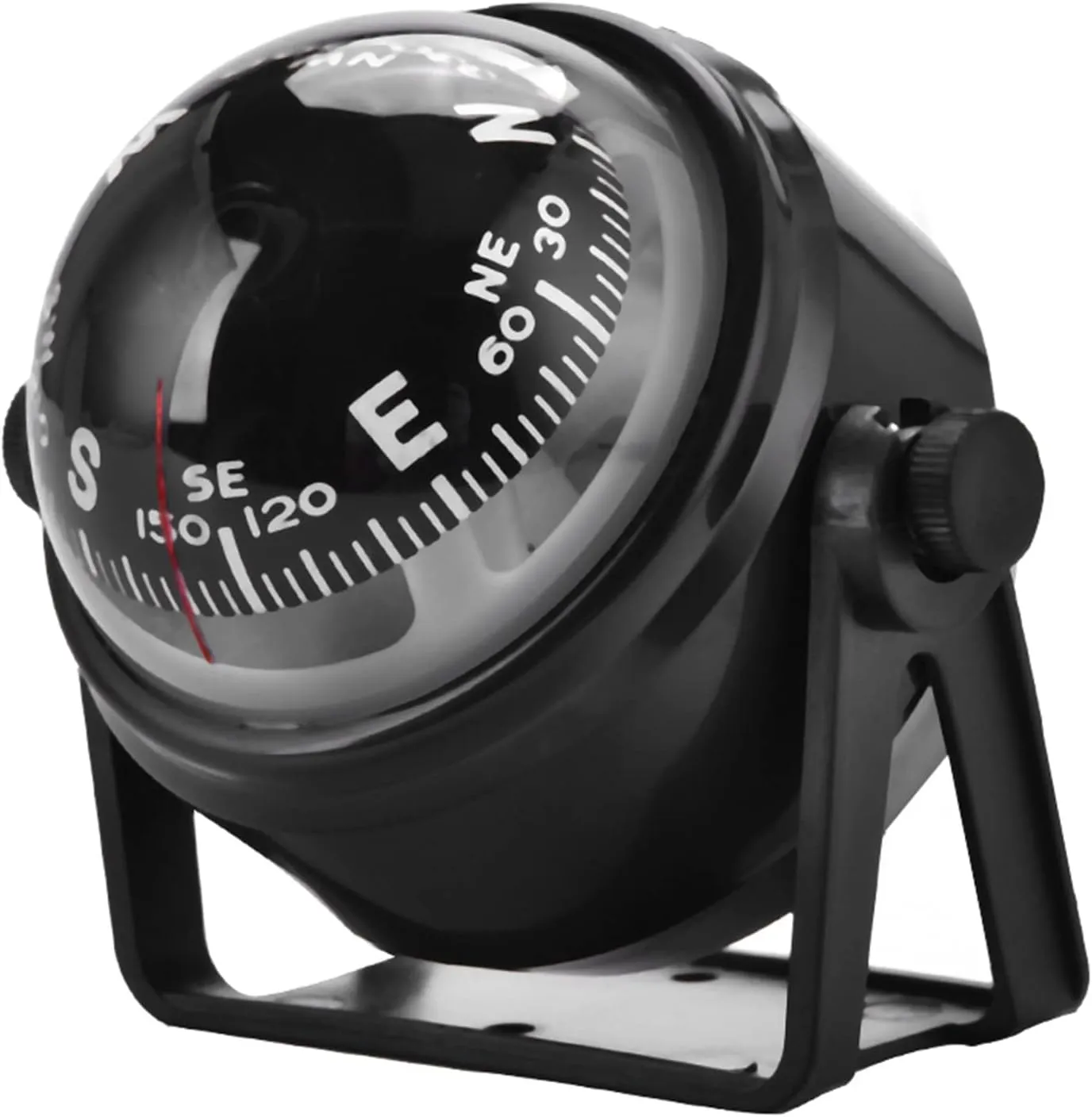 DAUZ Vehicle Electronic Compass Spherical Compass Precise Navigation Black Waterproof for Boat Vehicles, DAUZmg3vud1oa7